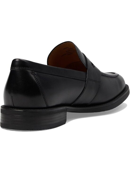 Cole Haan Men\'s Black Leather Bedford Penny Loafers Classic Elegance Shoes main image 4